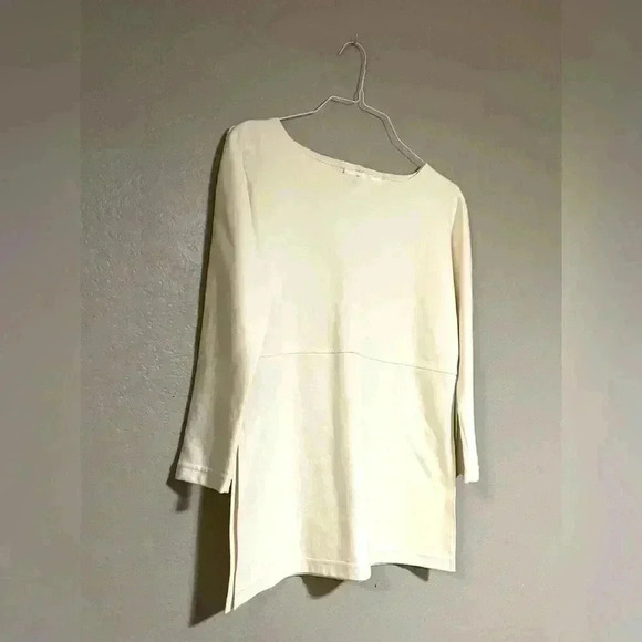Worthington Cream Pullover Top Size M - Picture 2 of 6